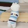 Ropa de Casa de Gasa de Algodón Estampada a Rayas de Cuatro Patas Nueva para Otoño e Invierno Ropa de Algodón para Mascotas, Gatos y Perros, Adecuada para Perros Pequeños y Medianos