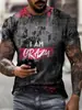 Verano 2023 nuevo venta directa de fábrica transfronteriza impresión digital 3D para hombre logo de coche camiseta de secado rápido para motocicleta de carreras