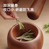 [Produtos Rigorosamente Selecionados] Amassador de Alho de Madeira Maciça Gadget Multifuncional Prático para Casa Bastão de Amassar Alho Bastão de Moagem para Medicina Chinesa Bastão Amassador de Alho