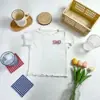 Top de Verano para Niñas Lindo con Lazo, Nueva Camisa Casual de Manga Corta con Volantes Estilo Coreano, Color Dopamina para Niños