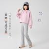 Calças Flares Forradas com Fleece para Meninas 2025 Outono e Inverno Novo Estilo Calças Casuais Engrossadas Infantis para Crianças Maiores Calças Levemente Flares