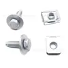 Apto para Mercedes-Benz C180C200C260E200E260 Tornillo de la Placa Protectora Inferior del Motor Hebilla Metálica de la Placa Inferior