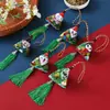 Festival del Bote del Dragón Repelente de Mosquitos Triángulo Zongzi Bolsita de Expresión, Estilo Borla Repelente de Mosquitos de Ajenjo Colgante de Regalo para Eventos Venta al por Mayor