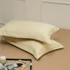 Funda de almohada de algodón de fibra larga 100S de alta gama para hotel de cinco estrellas Funda de almohada de algodón puro Pieza única 48cmx74cm Par de dos