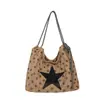 Bolsa Tote Transfronteiriça Estampa de Leopardo Retrô Feminina Grande Capacidade Moda 2026 Bolsa de Ombro para o Dia a Dia Simples Sensação de Luxo Bolsa de Mão