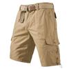 Calças Masculinas Transfronteiriças com Múltiplos Bolsos Verão Novo Corte Reto Shorts de Trabalho Shorts Esportivos Shorts Casuais para Homens