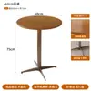 Mesas y Sillas Comerciales de Estilo Madera Natural Sencillo para Cafeterías, Tiendas de Té de Leche, Restaurantes de Comida Ligera y Juegos de Mesa y Sillas para Comedor Casual
