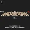 Tallado en Madera Dongyang Estilo Europeo Calcomanía Accesorios para Muebles Flores para Puertas de Madera Tallado Fino Calcomanías para Puertas de Gabinete Flores para Cabeceras Calcomanías de Madera Maciza Decoración Otro