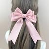 Horquilla de lujo de alta gama para mujer, con lazo, para la parte posterior, accesorios para el cabello de moda para viajeros, horquilla, accesorios para el cabello con cola de caballo