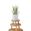 Soporte para flores, base de maceta de cerámica, estante para flores, soporte para acuario, soporte para botella de vino, piedra decorativa, adorno creativo, soporte para cuencos de perro y gato, mini