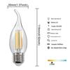 Lâmpada LED Estilo Edison E27E26 Rosca Iluminação Iluminação C35 Rabo de Puxar G45 Lâmpada de Filamento Retro Transfronteiriço