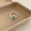 Anillo de Flor Dulce y Fresco Tridimensional para Mujer, Anillo Abierto Azul Exquisito de Lujo Ligero, Anillo Versátil Apilable Hueco de Calabaza para Dedo Índice