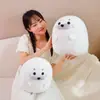 Pelúcia de foca macia de desenho animado, boneca, foca de aquário, leão-marinho de pelúcia, boneca de pano calmante para crianças