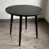 Juego de Plástico para Reuniones de Ocio al Aire Libre con Mesa Redonda Pequeña y Sillas para Balcón, Popular en Cafeterías de Té de Leche de Moda, Mesa de Comedor Simple para Uso al Aire Libre