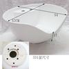 Lavabo de cerámica para salón de belleza, lavabo para sentarse en barbería para hombres, accesorios de cama para lavado de cabello, salvado de té BarberShop BarberShop