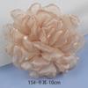 4-10cm fábrica em estoque camélia borda queimada flor chapelaria tecido flor feita à mão acessórios flor de tecido acessórios DIY broche