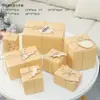 Caja de Regalo Hecha a Mano Navideña Decoraciones debajo del Árbol Juego de Siete Piezas Accesorios de Decoración para Ventana de Hotel y Centro Comercial Combinación de Adornos