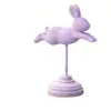 Estatua de Conejo Volador Hecha a Mano Personalizada Transfronteriza Decoración de Pascua Molde de Conejo Pintable Artículos de Decoración para el Hogar de Primavera