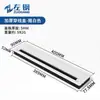 Caja de cables de aleación de aluminio engrosada para escritorio, cubierta de orificio para cables acolchada multifuncional para mueble de TV, cubierta decorativa para escritorio de oficina