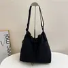 2024 Nuevo Bolso de Hombro Plegado con Cordón de Nailon Impermeable de Gran Capacidad para Viajes Casuales Bolso Cruzado Tipo Cubo