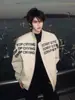 Chaqueta Corta Retro Americana para Hombre Primavera y Otoño Marca de Tendencia Alta Gama Uniforme de Béisbol Corte Limpio High Street Chaqueta para Pareja