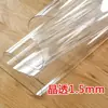 Toalha de Mesa Transparente de PVC Vidro Macio Anti-queimadura Anti-óleo Tapete para Mesa de Chá Mesa de Jantar Toalha de Mesa Retangular de Plástico