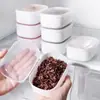 Sub-embalagem de arroz integral congelado em caixa almoço multigranos redução de gordura refeição quantificada pequena caixa de almoço recipiente para vegetais caixa de armazenamento para geladeira