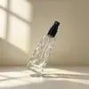 En stock 10ml pasta de dientes botella spray con forma de ola botella pequeña de muestra para perfume botella de vidrio portátil recargable