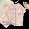 Conjunto de Tres Piezas de Pijamas Infantiles para Niñas, Algodón Nube, Estilo Princesa Primavera y Verano, Nuevo Estilo 2026, Manga Corta, Ropa de Casa Dulce y Linda para Niñas