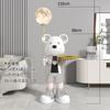 Oso violento famoso en internet lámpara lunar grande de aterrizaje adornos de almacenamiento sala de estar mueble de TV junto al sofá regalo de inauguración de la casa