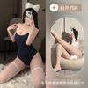 QQNY Estilo Japonês Bonito Macacão de Água Morta Sexy Casual Maiô Vestido de Ginástica Cor Sólida Casual Livre Puro Desejo Mulheres