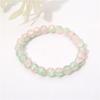 Novo estilo coreano elegante fofo pulseira de contas de cristal cor sólida pulseira de contas DIY para estudante feminino atacado