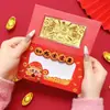 Envelopes Vermelhos do Ano Novo do Cavalo, Notas Douradas, Dinheiro da Sorte, Riqueza Instantânea, Pacotes de Dinheiro Felizes com Tema de Princesa, Presentes Pequenos Atacado