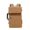 Mochila de Lona Engrosada para Hombre Estilo Coreano Casual Deportiva Multifuncional Nueva Moda Bolso de Viaje para Exteriores