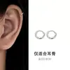 Nuevos Pendientes de Plata de Ley S999, Pendientes de Lujo Accesible para Mujer, Pendientes de Gama Alta y Elegantes, Pendientes de Aro Lisos de Plata de Ley al por Mayor