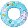 Anillo de natación inflable doble de dibujos animados para niños engrosado 50-90 anillo de natación de cristal anillo de natación con doble bolsa de aire de agua
