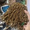 Contas pontiagudas de 4MM contas de vidro de cristal contas de furo reto cristal DIY pulseira colar brincos acessórios de cabelo acessórios