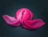 Pañuelo de seda para danza infantil, accesorio de actuación, Yangge de Jiaozhou, seda de color gradual, pañuelo cuadrado pequeño de gasa, pañuelo de gasa para examen de baile
