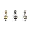 Venta al por mayor No. 5 accesorios de hardware para equipaje con cabeza de cremallera en forma de corazón No. Cremallera de 5 dientes de goma para ropa, equipaje y accesorios.