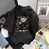 Atacado Tops de Verão Tendência Estilo Ins Simples Versátil Estampado Soltos Frescos Estilosos de Manga Curta Estilo Americano do Fabricante