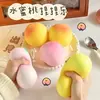 Juguete de Peluche de Melocotón de Agua para Decompression Creativa Infantil, Pelota para Ventilar, Juguete de Rebote Lento para Niños y Niñas