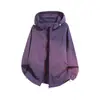 Chaqueta deportiva exterior con capucha para primavera y otoño, cortavientos de trabajo para hombre, chaqueta deportiva negra con protección solar, personalizable