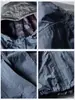 Chaqueta Impermeable para Exteriores Black Fleet para Senderismo y Montañismo para Hombres y Mujeres, Corte Holgado, Diseño Color-Block con Tiras Reflectantes