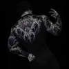 Breathedivinity Venom Purgatorio Secado Rápido Manga Larga Ropa Deportiva de Fitness Moldeadora Unisex Moderna Ajustada