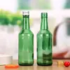 Botella de Soju Coreano Verde de 360ml al por Mayor Botella de Rocío Coreano Botella de Bebida Botella Vacía Botella de Rocío Real Sake Ecológico Grado Alimenticio