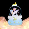 Bola de Cristal Musical con Nieve y Luz Estilo Ins Soñador Nube Flotante Canción de Amor, Exquisito Regalo para Niñas, Dropshipping