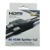 Divisor HDMI 1 entrada 2 salidas 4K * 2K Carcasa de Plástico HDMI SPLITTER 1x 2 4k