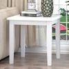 Mesa de café pequeña de madera maciza, mueble auxiliar simple, mesa redonda pequeña de doble capa, mesa lateral para sofá de sala de estar estilo chino, mesa de esquina, mesa redonda estilo americano