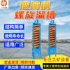 5Ll-1500 Canaleta Espiral de Fibra de Vidrio Bajo Consumo de Energía Larga Vida Útil Canaleta Espiral de Fibra de Vidrio para Minería