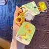 Chaveiro Corrente Genuíno Mini Toca-Discos Portátil Pato Xiao Liu Pingente Criativo Exquisito para Carro